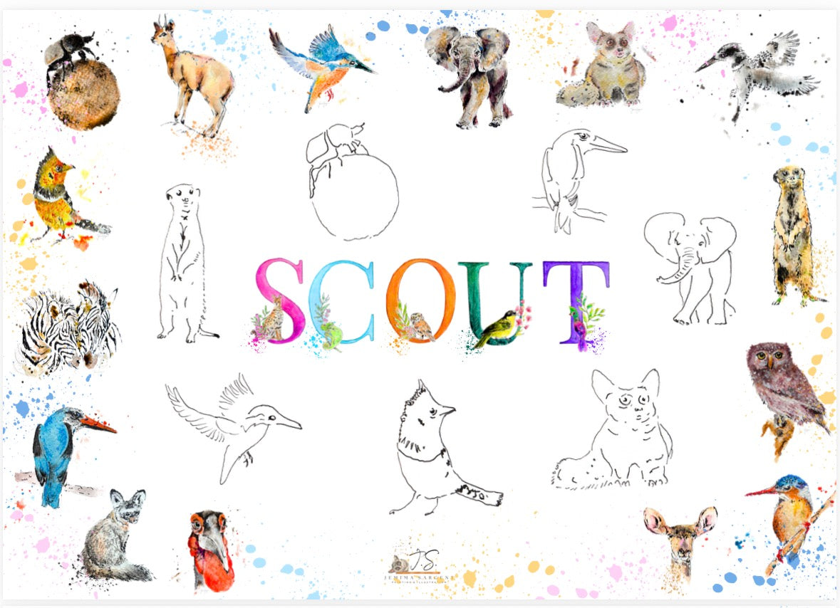 The Doodle & Alphabet Placemats