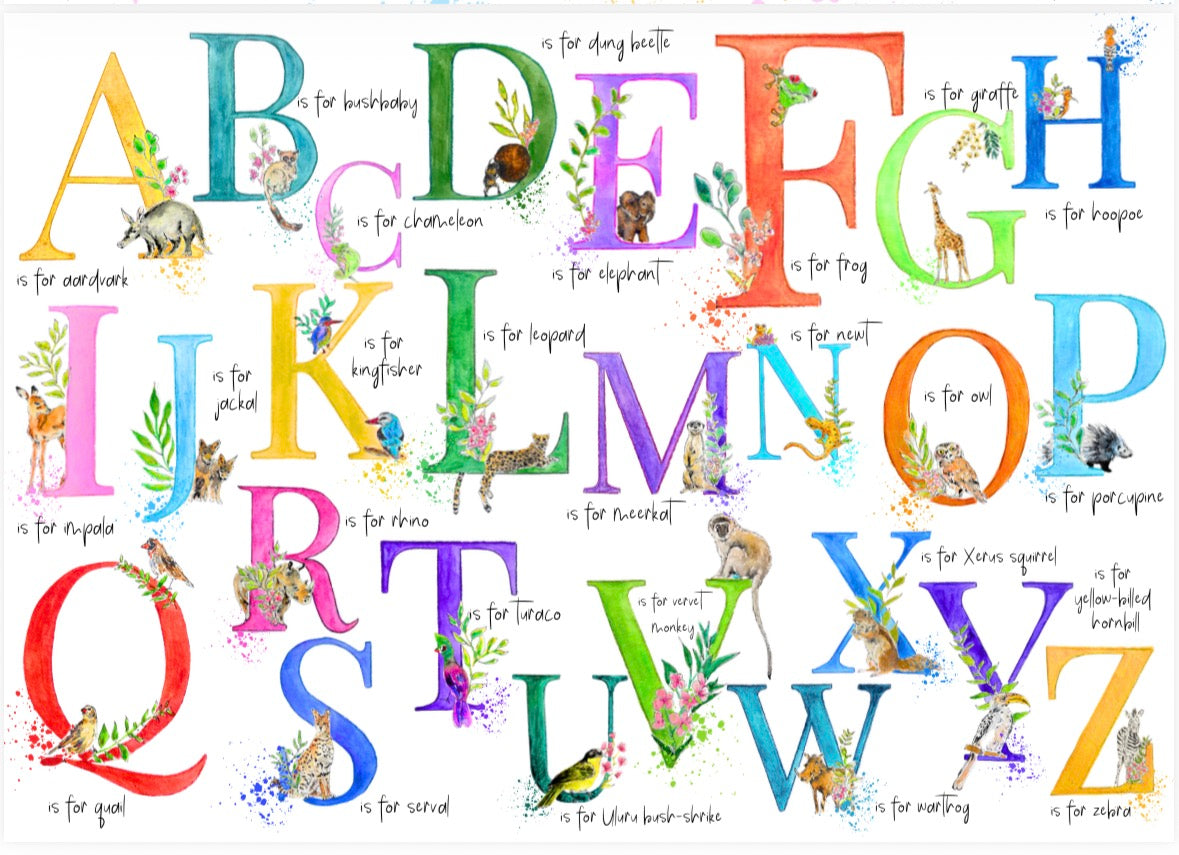 The Doodle & Alphabet Placemats