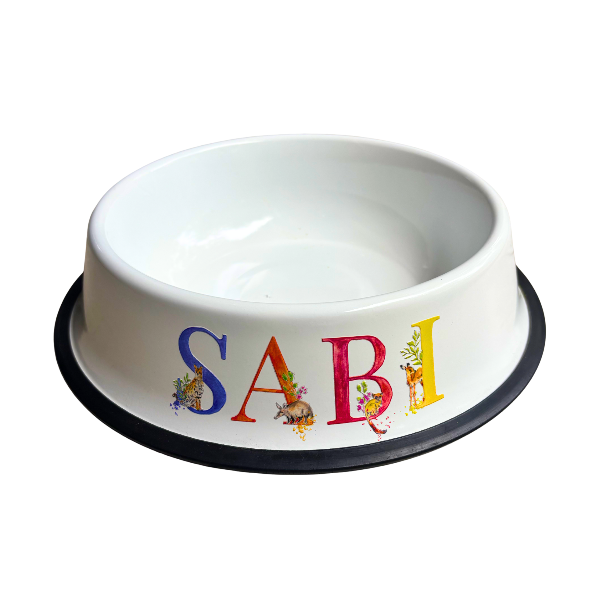 Illustrated Dog Bowl