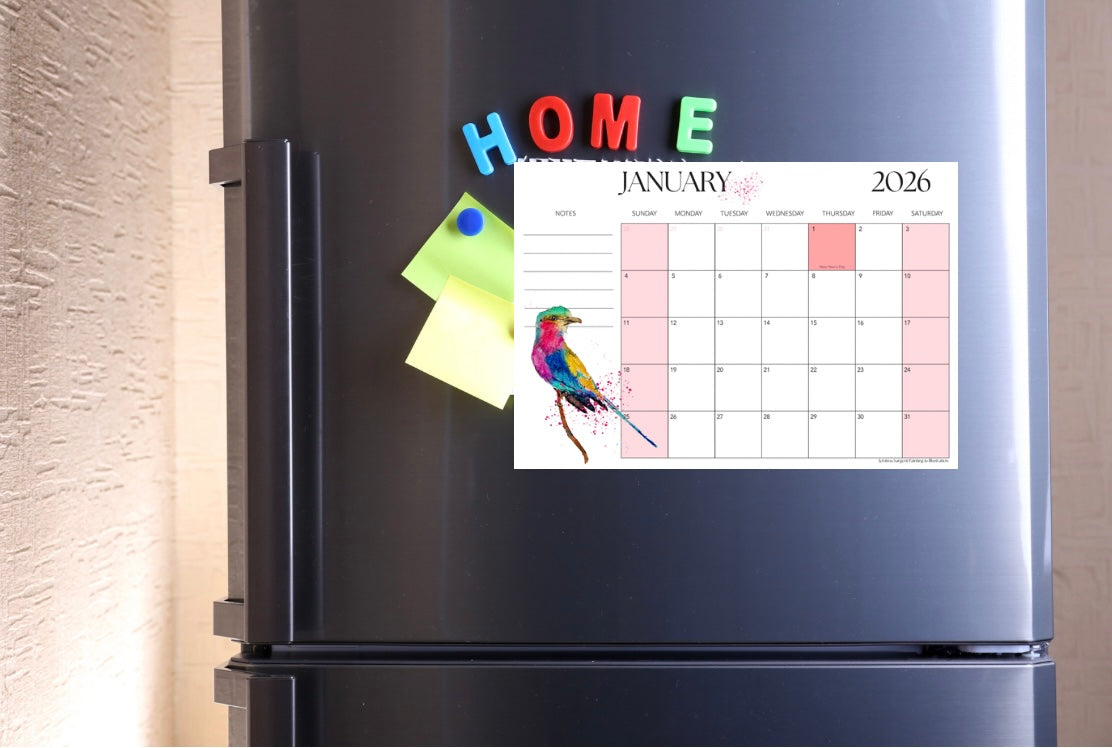 Jemima Sargent 2026 Calendar