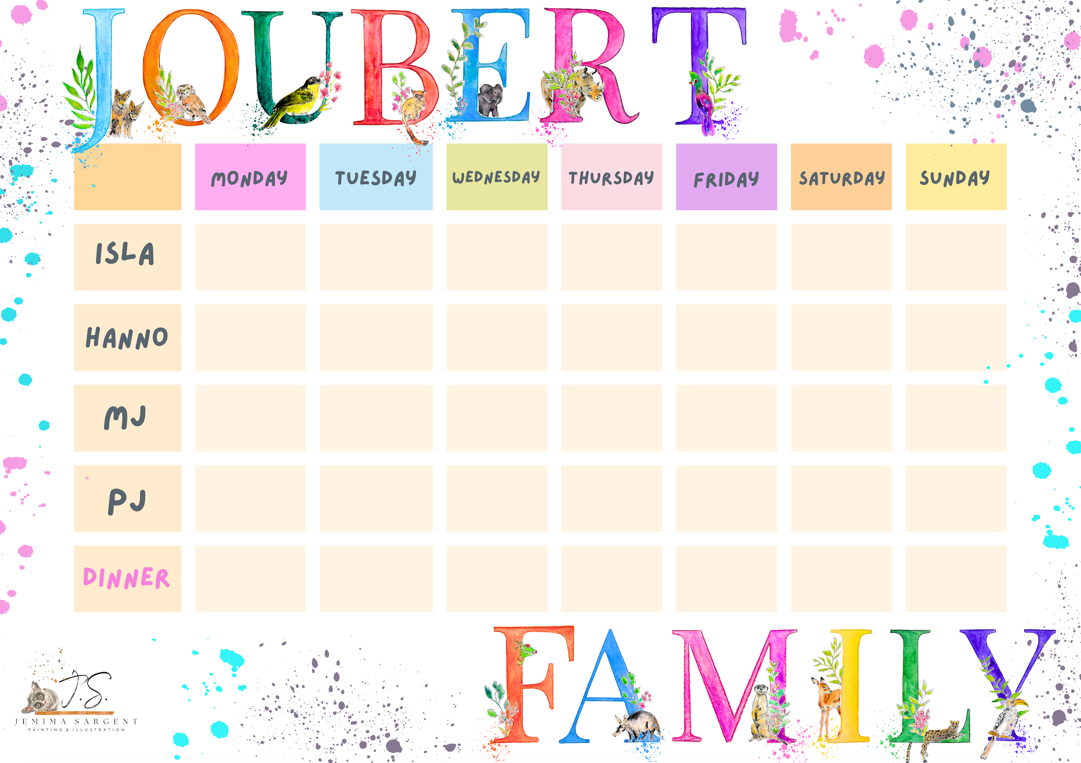 The Illustrated Fridge Charts